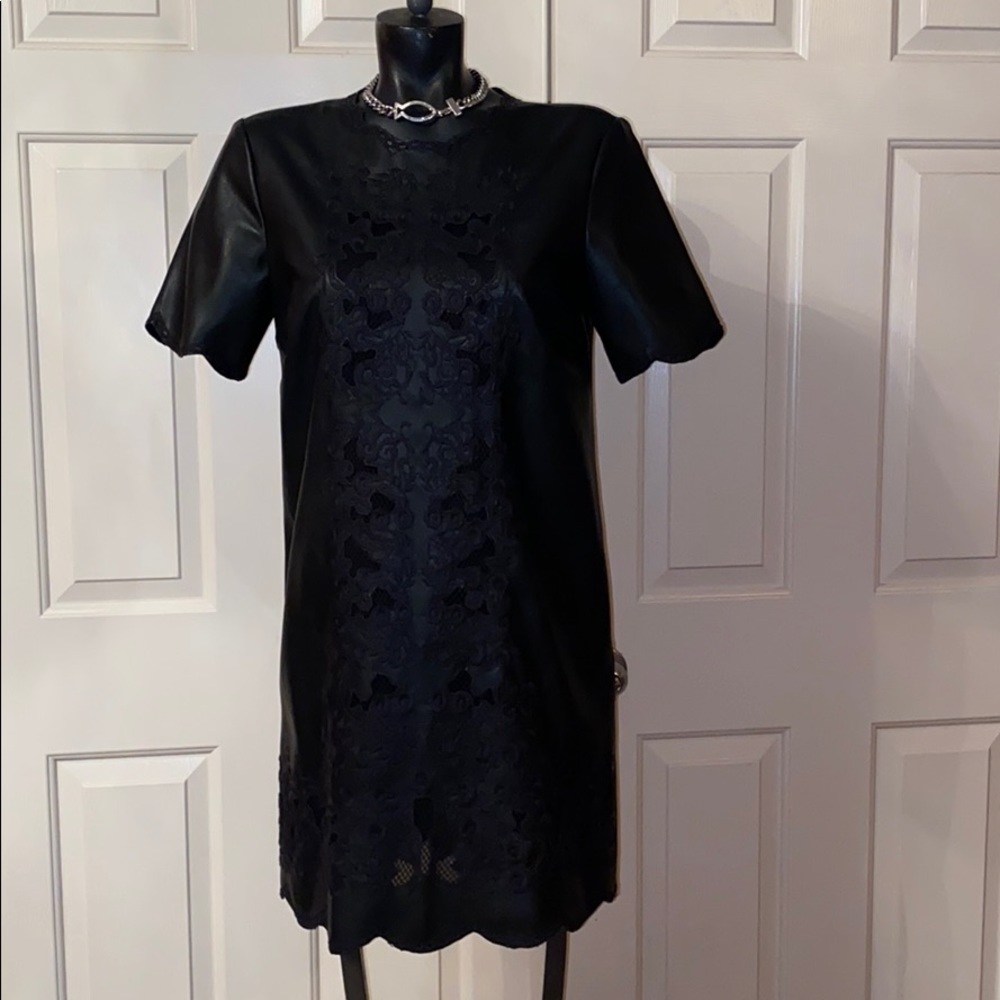 Zara Leather Dress